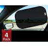 Candywe Car Sun Shade (4px) -80 GSM with 15s Film (Highest Possible) for Full UV Protection-2 Transparent and 2 Semi-Tra